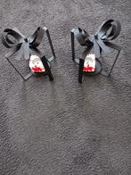 MOOIE ZWARTE METALEN WINDLICHTEN EN MEER  DECORATIE, Ophalen of Verzenden, Zo goed als nieuw, Metaal, Rood