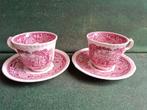 Mason's Vista Rood servies koffie kop en schotel, Ophalen of Verzenden