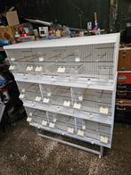 3 x 3 vogelkooien 122 ( 3 x 40 ), Dieren en Toebehoren, Ophalen, Gebruikt, Hout, Broedkooi of Kweekkooi