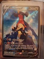 Garchomp V pokemon, Hobby en Vrije tijd, Verzamelkaartspellen | Pokémon, Ophalen of Verzenden, Zo goed als nieuw, Losse kaart