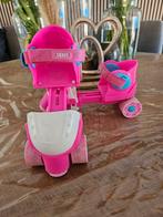Roze Kinderskates - Verstelbaar, Kinderen en Baby's, Speelgoed | Buiten | Rolschaatsen, Ophalen, Verstelbaar, Gebruikt, Kinderen