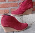 Nieuwe ESPRIT veterschoenen met sleehak rood suede (40), Nieuw, Ophalen of Verzenden, Rood, Esprit