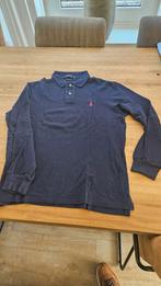 Ralph Lauren lange mouw Poloshirt. Maat XL. Kleur blauw, Gedragen, Blauw, Ophalen of Verzenden, Maat 56/58 (XL)
