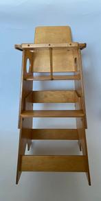 Vintage Birch Plywood Children’s High Chair Netherlands 1950, Gebruikt, Eén, Hout, VINTAGE