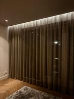 50% stof korting Vitrages en inbetweens in wave plooi, Huis en Inrichting, Stoffering | Gordijnen en Lamellen, Crème, 200 cm of meer