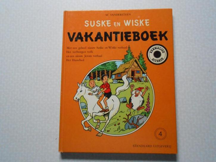suske en wiske vakantieboek 4 1976 1 ste druk., Boeken, Stripboeken, Zo goed als nieuw, Eén stripboek, Ophalen of Verzenden