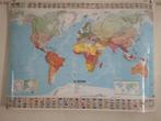 Wereldkaart frans  Le Monde, Boeken, Atlassen en Landkaarten, Ophalen of Verzenden, Zo goed als nieuw, 1800 tot 2000