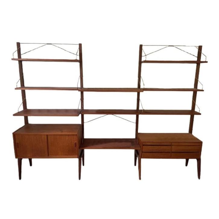 Poul Cadovius / Cado vrijstaand 3 delig wandsysteem, Huis en Inrichting, Kasten | Wandmeubels, Gebruikt, 150 tot 200 cm, 200 tot 250 cm