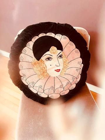 Zeer zeldzaam! Pierrot & Colombine kussen beschikbaar voor biedingen