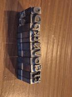 Vintage Loden Letters - Set van 11, Ophalen of Verzenden