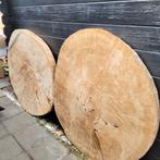 Dikke boomstam eiken plakken van 1m doorsnede, Ophalen