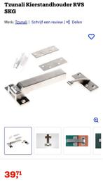 Tzunali kierstandhouder RVS, Ophalen of Verzenden, Nieuw, Rvs, Klink of Kruk