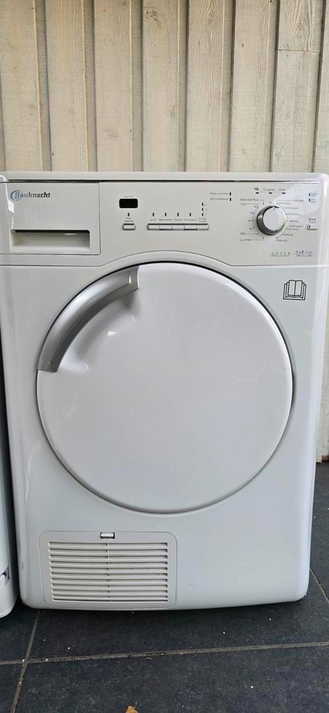 bauknecht droger en wasmachine, Witgoed en Apparatuur, Wasdrogers, Gebruikt, Condens, Ophalen