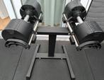 Verstelbare Dumbells 2-32kg + Rek, Sport en Fitness, Ophalen, Gebruikt, Benen, Dumbbell