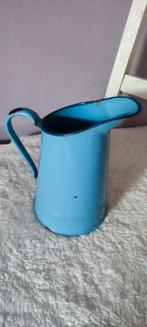 Emaille blauwe waterkan, Antiek en Kunst, Ophalen of Verzenden