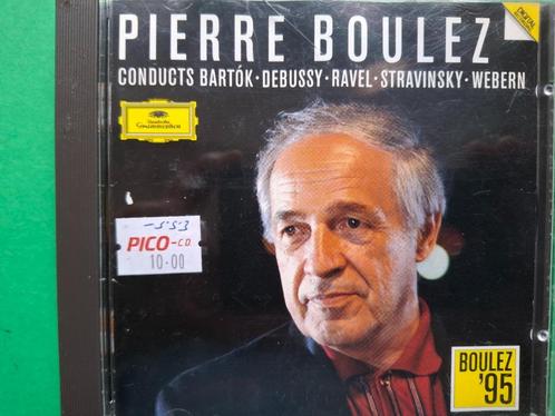 PIERRE BOULEZ - CONDUCTS BARTOK - DEBUSSY - RAVEL - STRAVINS, Cd's en Dvd's, Cd's | Klassiek, Zo goed als nieuw, Orkest of Ballet