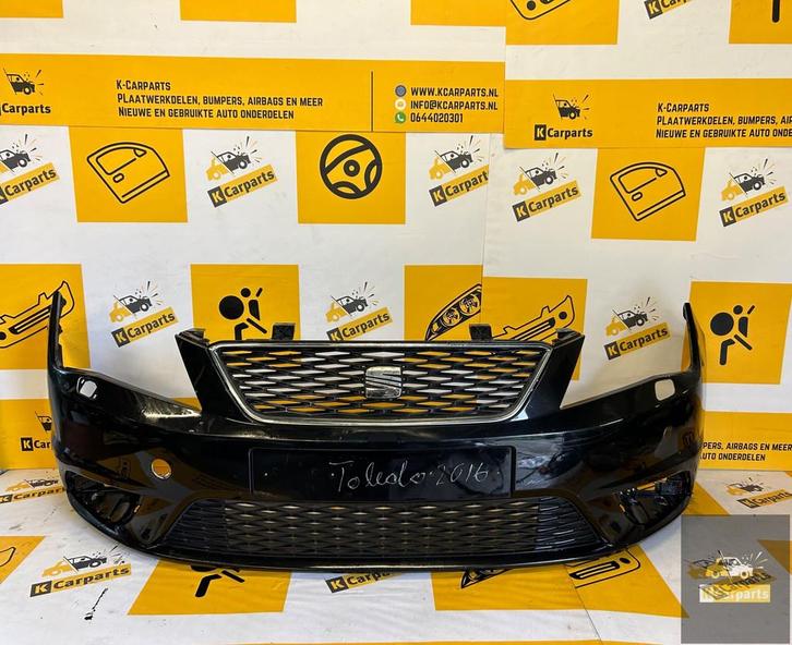 Seat toledo 2012+ KLS 6JA807221 origineel voorbumper, Auto-onderdelen, Carrosserie en Plaatwerk, Bumper, Seat, Voor, Gebruikt