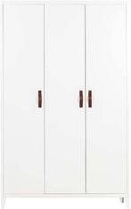 Woood Brock 3-deurs metalen kast wit 192x120x40, Huis en Inrichting, Kasten | Kledingkasten, Ophalen, Met plank(en), Strak modern