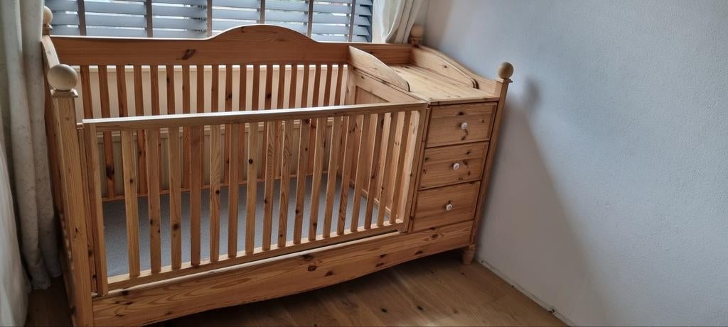 Meegroeibed, Ophalen, 85 tot 100 cm, Zo goed als nieuw, Matras