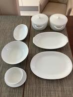 Fraaie witte schalenset, Huis en Inrichting, Keuken | Servies, Ophalen of Verzenden, Effen, Porselein, Schaal of Schalen
