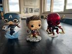 Funko Pop Marvel - Captain America, Iron Man, Spider-Man, Ophalen of Verzenden, Zo goed als nieuw