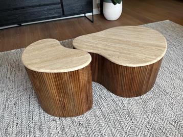 Salontafel en bijzettafel Eleonora Mari beschikbaar voor biedingen