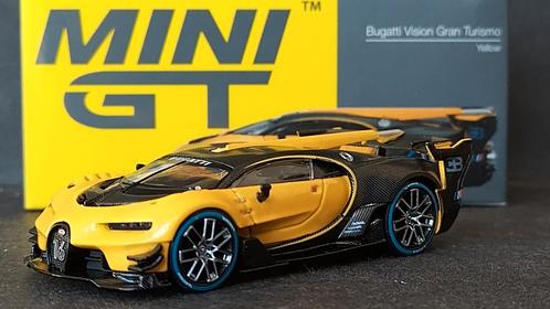 Bugatti Vision Gran Turismo 1:64 MiniGT Tsm Pol, Hobby en Vrije tijd, Modelauto's | Overige schalen, Nieuw, Auto, Ophalen of Verzenden