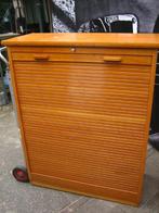 Oude rolluikkast, Huis en Inrichting, Kasten | Roldeurkasten en Archiefkasten, Minder dan 100 cm, 25 tot 50 cm, Gebruikt, Eikenhout