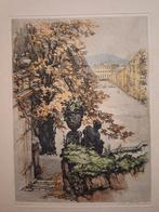 Kleurets van Wenen gesigneerd, Ophalen of Verzenden