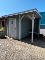 Showmodel tuinhuisje met overdekt buitengedeelte. 3.5 x 3.0, Ophalen, Zo goed als nieuw