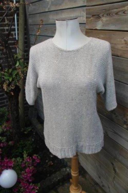 Tuniek beige/ goud Peserico mt 42 IT (EU36) Vaste prijs, Kleding | Dames, Blouses en Tunieken, Zo goed als nieuw, Maat 36 (S)