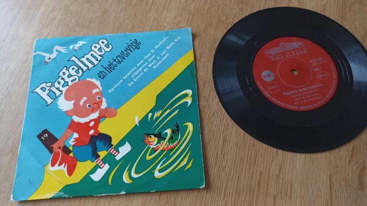 LP Piggelmee en het Tovervisje, Cd's en Dvd's, Vinyl | Pop, Gebruikt, 1960 tot 1980, Overige formaten, Ophalen of Verzenden