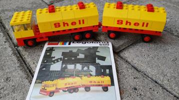 Lego 688 Shell vrachtwagen met aanhanger uit 1973 beschikbaar voor biedingen