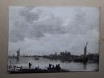 Jan van Goyen - Riviergezicht, 1649, Ophalen of Verzenden, 1960 tot 1980, Gelopen, Overige thema's