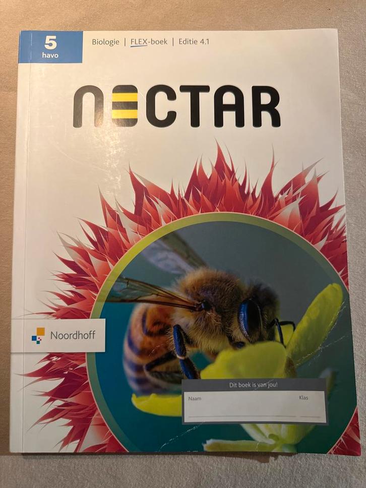 Nectar Biologie 5 Havo Flex-boek 2023-2024, Boeken, Schoolboeken, Zo goed als nieuw, Biologie, HAVO, Ophalen of Verzenden