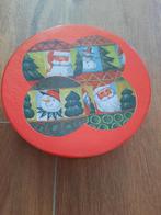 Leuke set van 4 stenen borden, Kerstmis, in doos, Ophalen of Verzenden, Zo goed als nieuw, Overige stijlen, Bord(en)