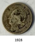 10 cent Nederlandse munt, 1928, 1938, 1939, 1941,1948, Postzegels en Munten, Munten | Nederland, Koningin Wilhelmina, 10 cent