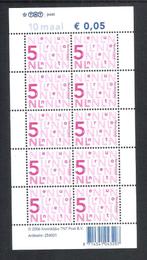 2136c Blokje van 10 cijferzegels, Postzegels en Munten, Postzegels | Nederland, Verzenden, Postfris