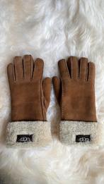 Ugg leren met schapenvacht gevoerde vingerhandschoenen L, Ophalen of Verzenden, Zo goed als nieuw, Handschoenen