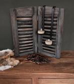 Raam Shutters - 2-Luik - 50cm - Grijs, Nieuw, Ophalen of Verzenden, Nvt, Nvt