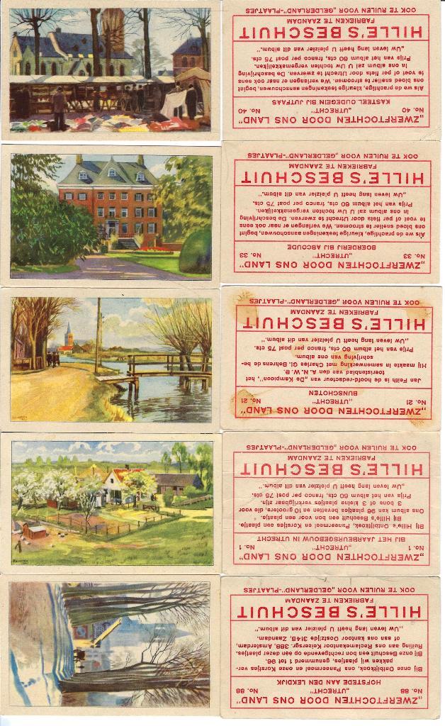 84 LOSSE PLAATJES ZWERFTOCHTEN DOOR ONS LAND UTRECHT., Boeken, Prentenboeken en Plaatjesalbums, Nieuw, Plaatjesalbum, Ophalen of Verzenden