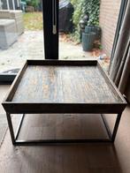 Salontafel Joop - Industriële Stijl, Gebruikt, 100 tot 150 cm, Vierkant, Metaal