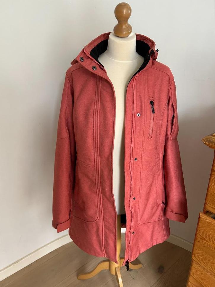 Human Nature dames jas rood maat L, Kleding | Dames, Jassen | Winter, Zo goed als nieuw, Maat 42/44 (L), Rood, Ophalen of Verzenden