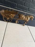 Paard & Wagen van messing, Antiek en Kunst, Antiek | Koper en Brons, Ophalen