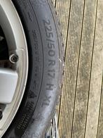 Continental Wintercontact 225/50 R17 H incl velgen, Auto-onderdelen, Banden en Velgen, Ophalen, Banden en Velgen, 17 inch, Winterbanden
