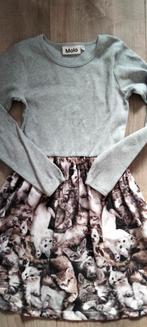 Prachtige MOLO jurk met katten., Meisje, Ophalen of Verzenden, Zo goed als nieuw, Jurk of Rok