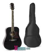 Western Gitaar, Country Guitar, Black incl. accessoires, Muziek en Instrumenten, Snaarinstrumenten | Gitaren | Akoestisch, Diversen