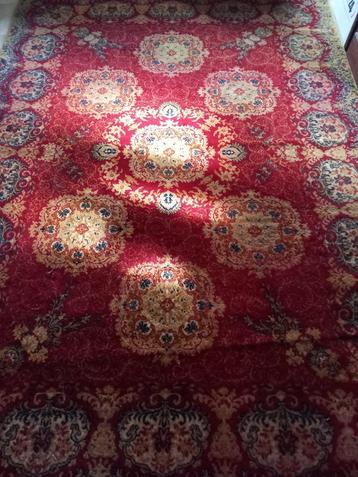 groot antiek, Perzisch tapijt 100% wol vloerkleed 200 x 285  beschikbaar voor biedingen