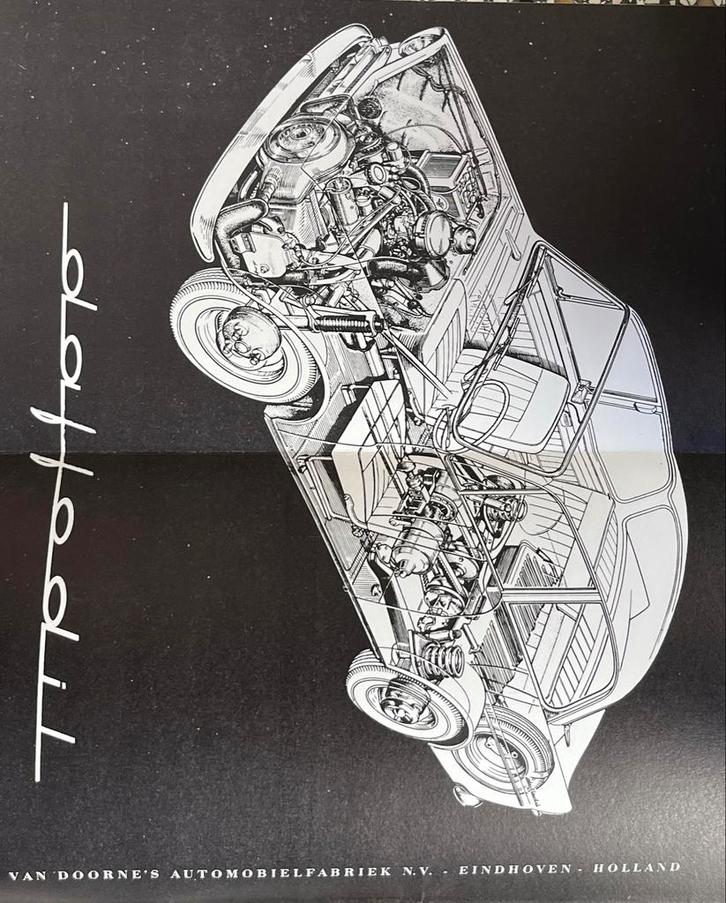 DAF Daffodil Instructieboekje 1961 - Nette Staat, Boeken, Auto's | Boeken, Gelezen, Overige merken, Ophalen of Verzenden