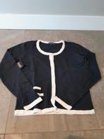 College classic donkerblauw creme vest met parelmoer knoopje, Kleding | Dames, Maat 38/40 (M), Blauw, Ophalen of Verzenden, Zo goed als nieuw